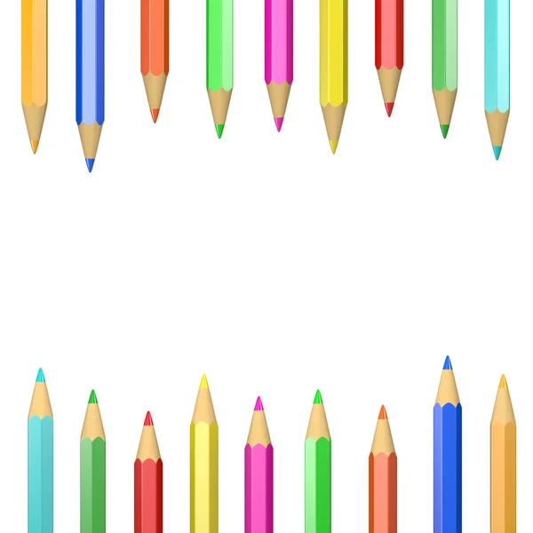 Ceruzák dekoráció — Stock Fotó