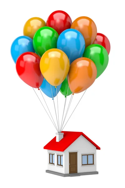 Flying House — Stock Photo, Image