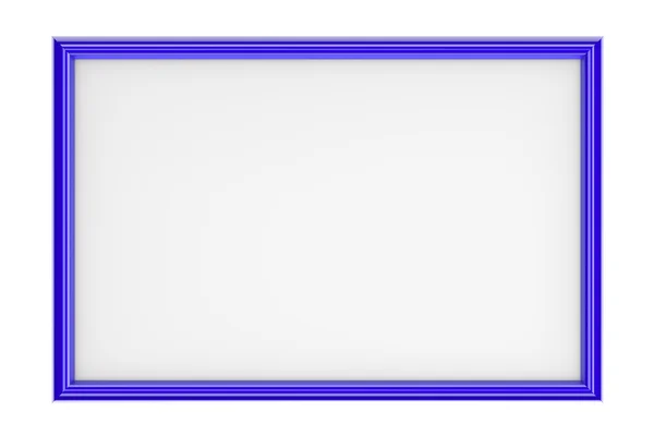 Blå rektangulär Picture Frame — Stockfoto