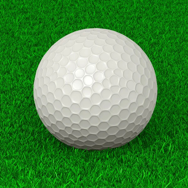 Golf Ball on Grass — Stock Photo, Image