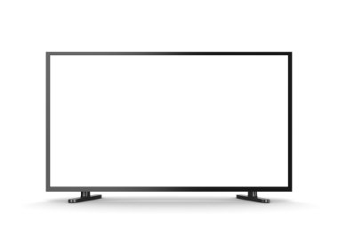 Boş ekran ile televizyon seti