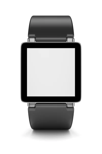 Smartwatch com exibição em branco, vista frontal — Fotografia de Stock