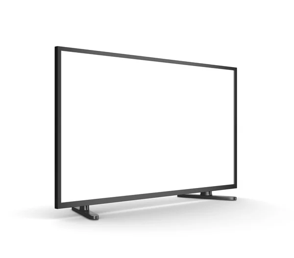 Modern Tv Set with Blank Screen — Stock Photo, Image