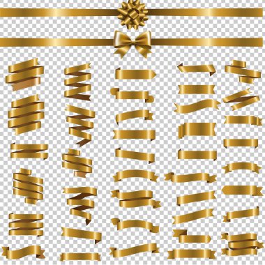 Altın Kurdele Şeffaf Arkaplan Ayarları