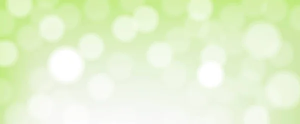 Green Blur Background With Bokeh — ストックベクタ