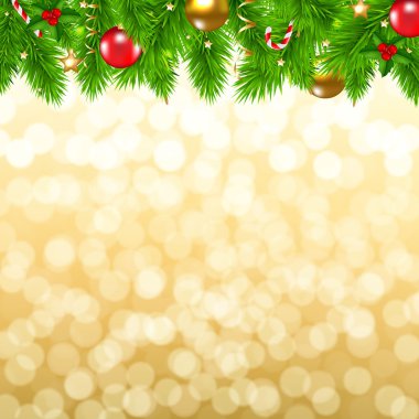 Xmas köknar ağacı kenarlık