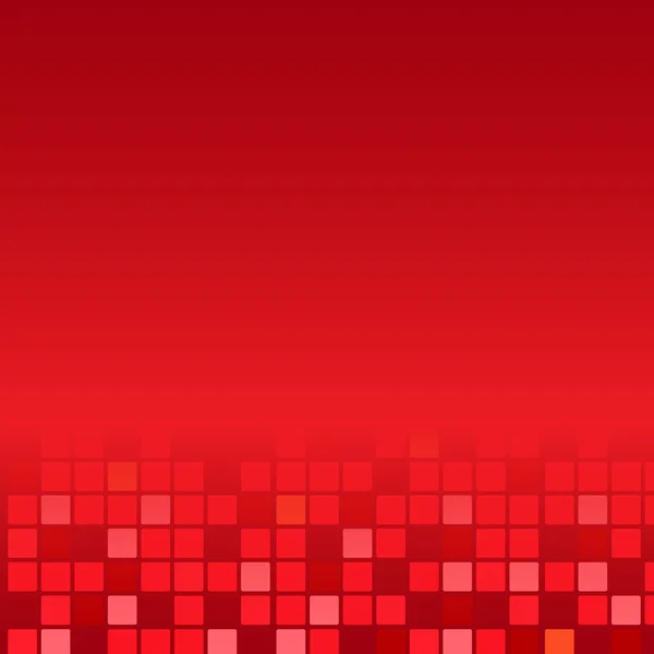 Affiche Mosaïque rouge — Image vectorielle