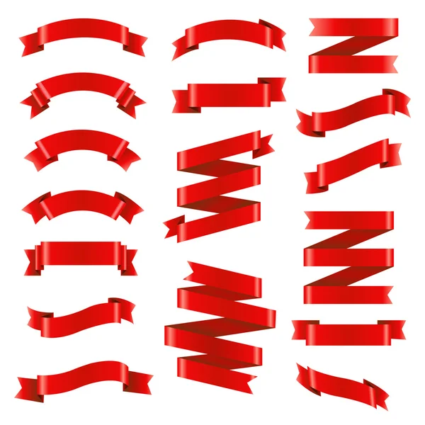 Kırmızı kurdele büyük Set