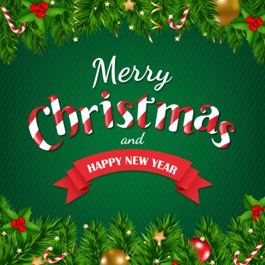 Degrade kafes ile Noel Poster