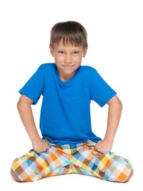 küçük boy gülümseyerek