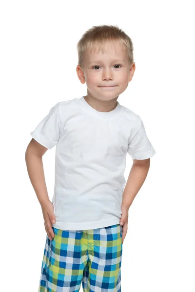 Preschool boy — Stock Photo, Image