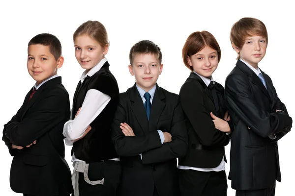 Lachende studenten — Stockfoto