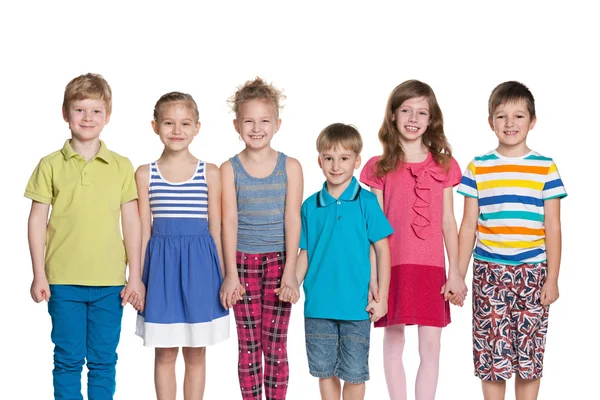 Gruppo di bambini felici — Foto Stock