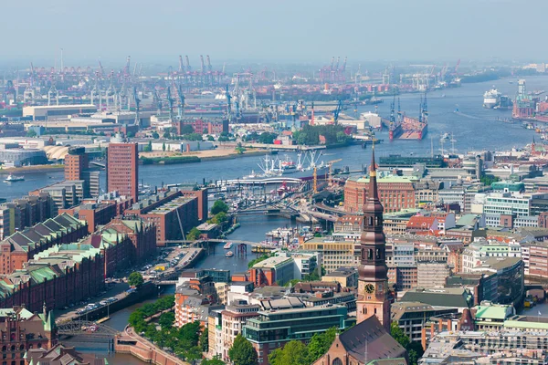 Hamburg port — Stockfoto