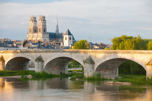 Orleans op een bewolkte dag — Stockfoto