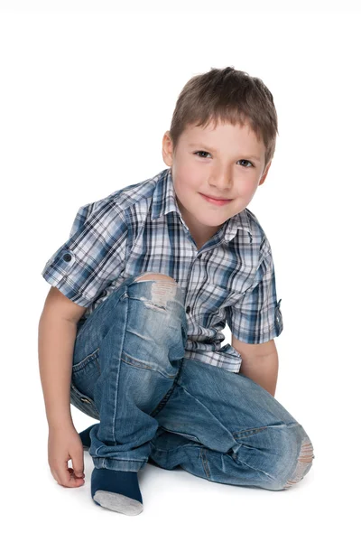 Smiling little boy — Stock Photo, Image