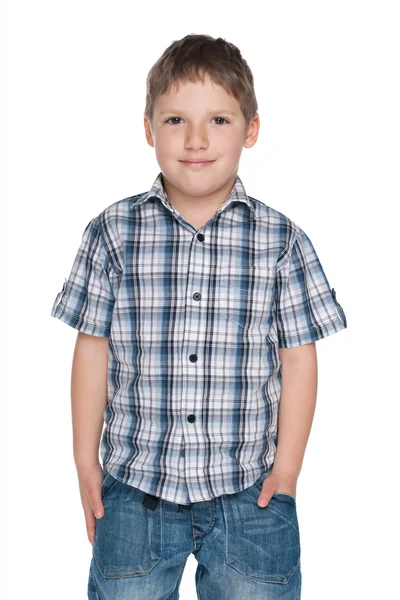 Retrato de un joven sonriente — Foto de Stock