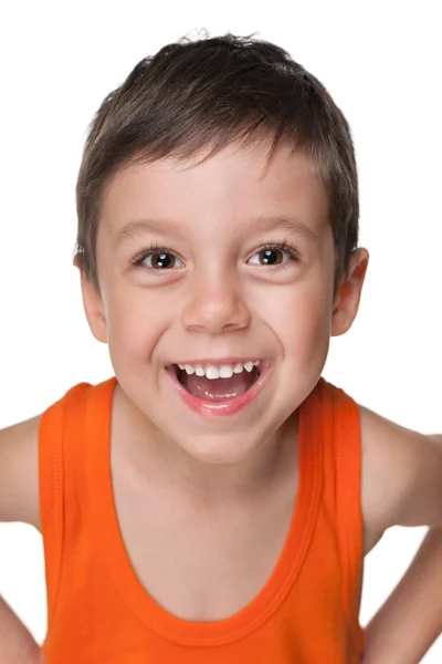 Laughing little boy — Stock Photo, Image