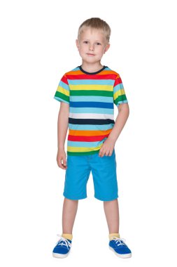 Gülümseyen küçük çocuk