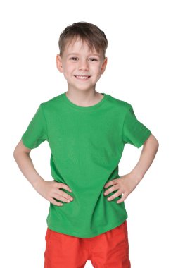 Mutlu küçük çocuk