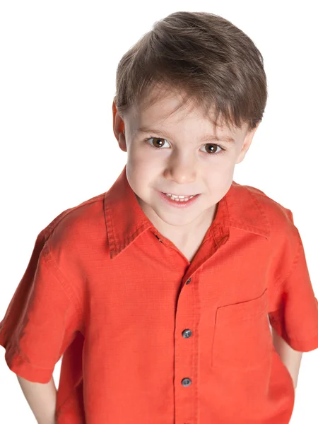 Portrait of a cute little boy — Stock Photo, Image