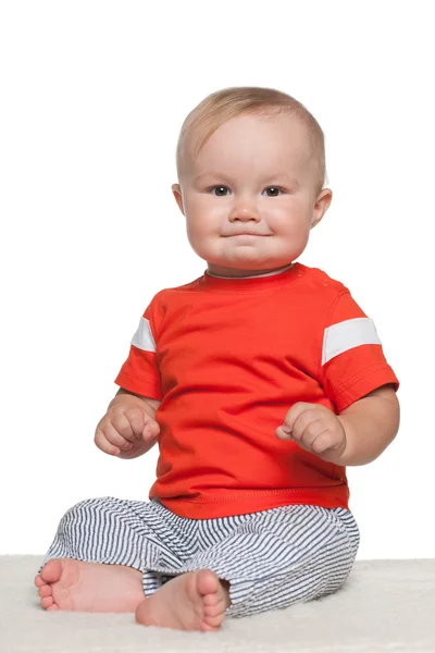 Niño alegre del bebé — Foto de Stock
