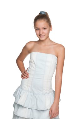 Beyaz karşı sarışın varoluş kız