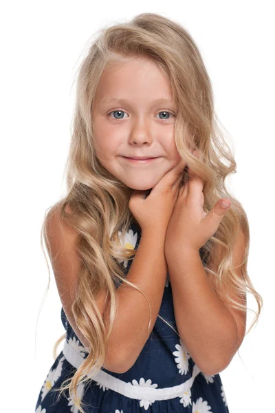 Bionda bambina — Foto Stock