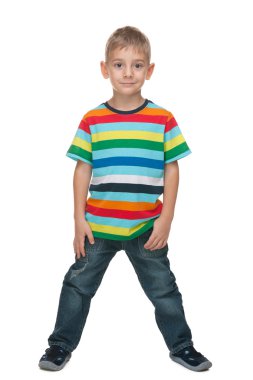 sevimli küçük çocuk moda