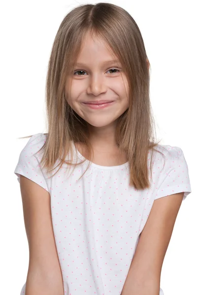 Happy adorable young girl — Stock Photo, Image