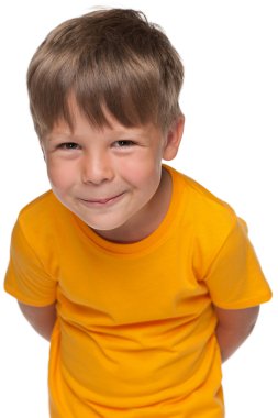 Şirin küçük çocuk.