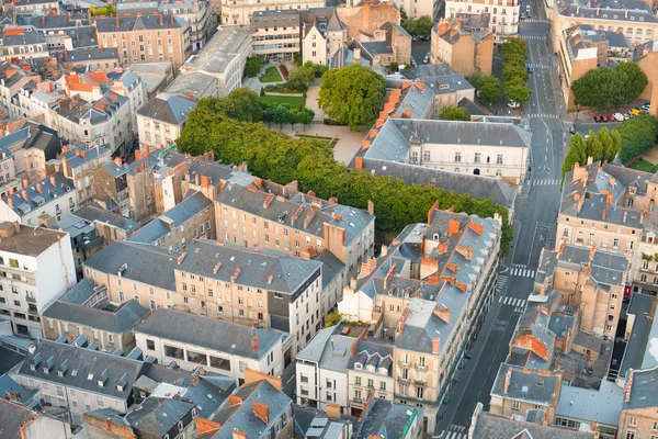 Vista aérea de Nantes — Foto de Stock