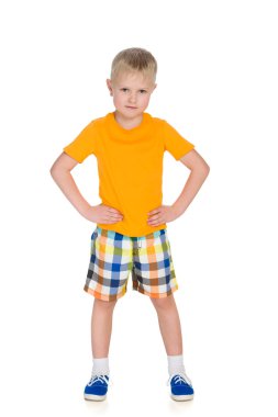 Emin yakışıklı küçük çocuk