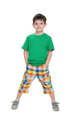 Mutlu küçük çocuk