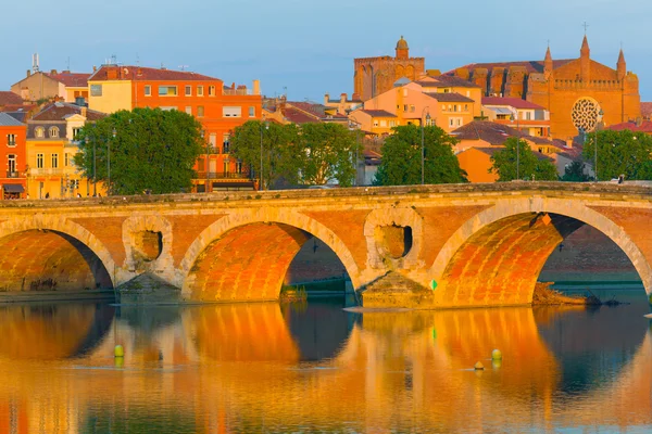 Toulouse in a summer evening — Stock Photo, Image