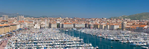 Pohled na přístav marseille — Stock fotografie