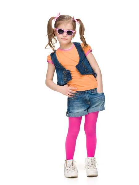 Fashion little girl — Stock Photo, Image
