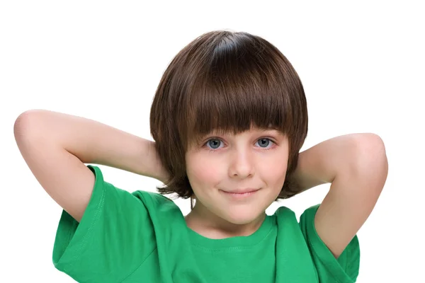 Schattig jongetje — Stockfoto