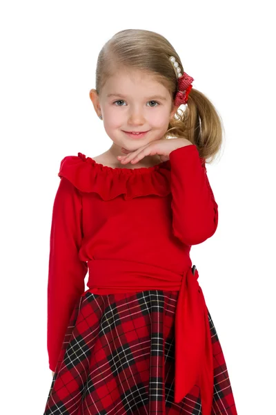 Adorable smiling little girl — Stock Photo, Image