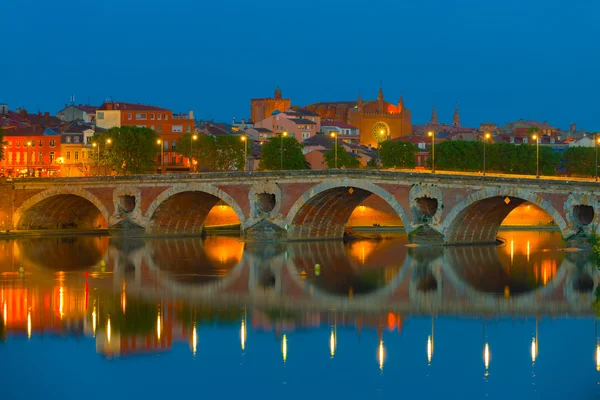 Nuit Toulouse en été — Photo