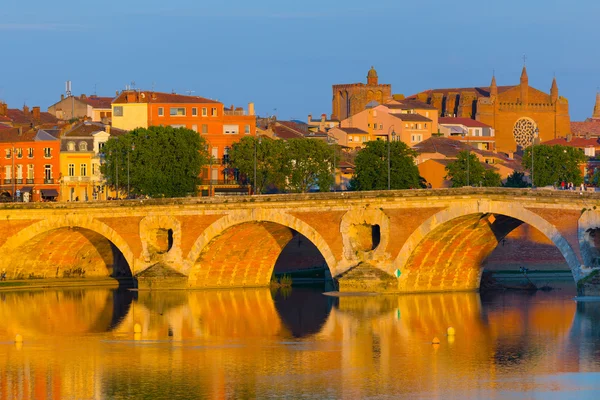 Sunset in Toulouse — Stock Photo, Image