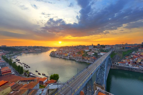 Puesta de sol en Oporto — Foto de Stock