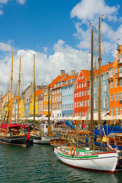 Alter Hafen in Kopenhagen — Stockfoto