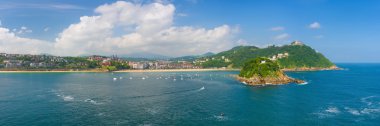 San Sebastian güneşli yaz gün
