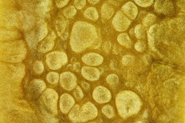 Χρυσό Υγρό Εντοπίστηκε Επιφάνεια Από Χρυσό Που Ρέει Αφηρημένο Φόντο — Φωτογραφία Αρχείου