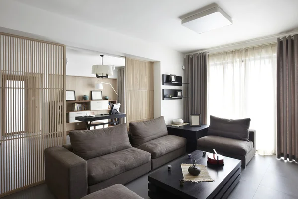 Elegante und komfortable Inneneinrichtung, Wohnzimmer — Stockfoto