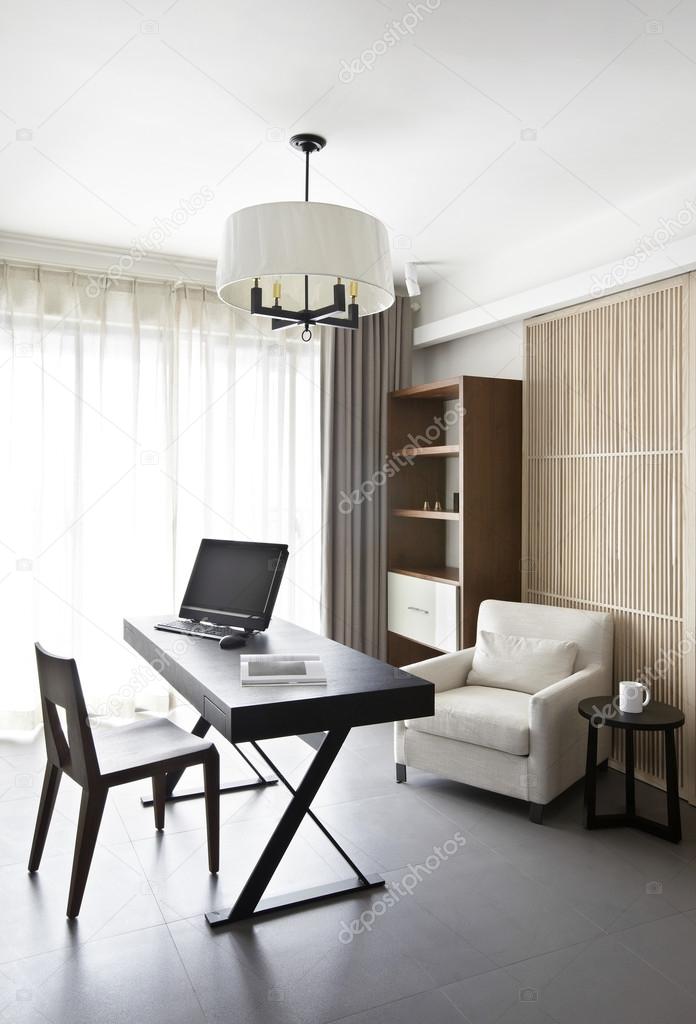 Elegant and comfortable home interior,study room