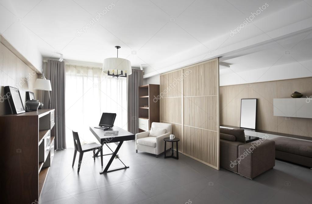 Elegant and comfortable home interior,study room