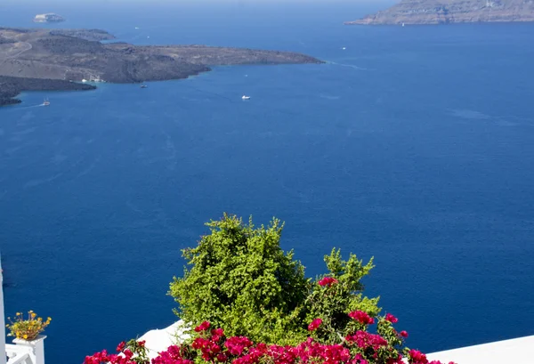 Panorama bela ilha de Santorini — Fotografia de Stock