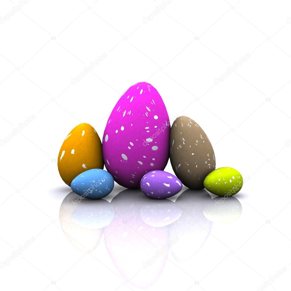 Cheerful Easter background